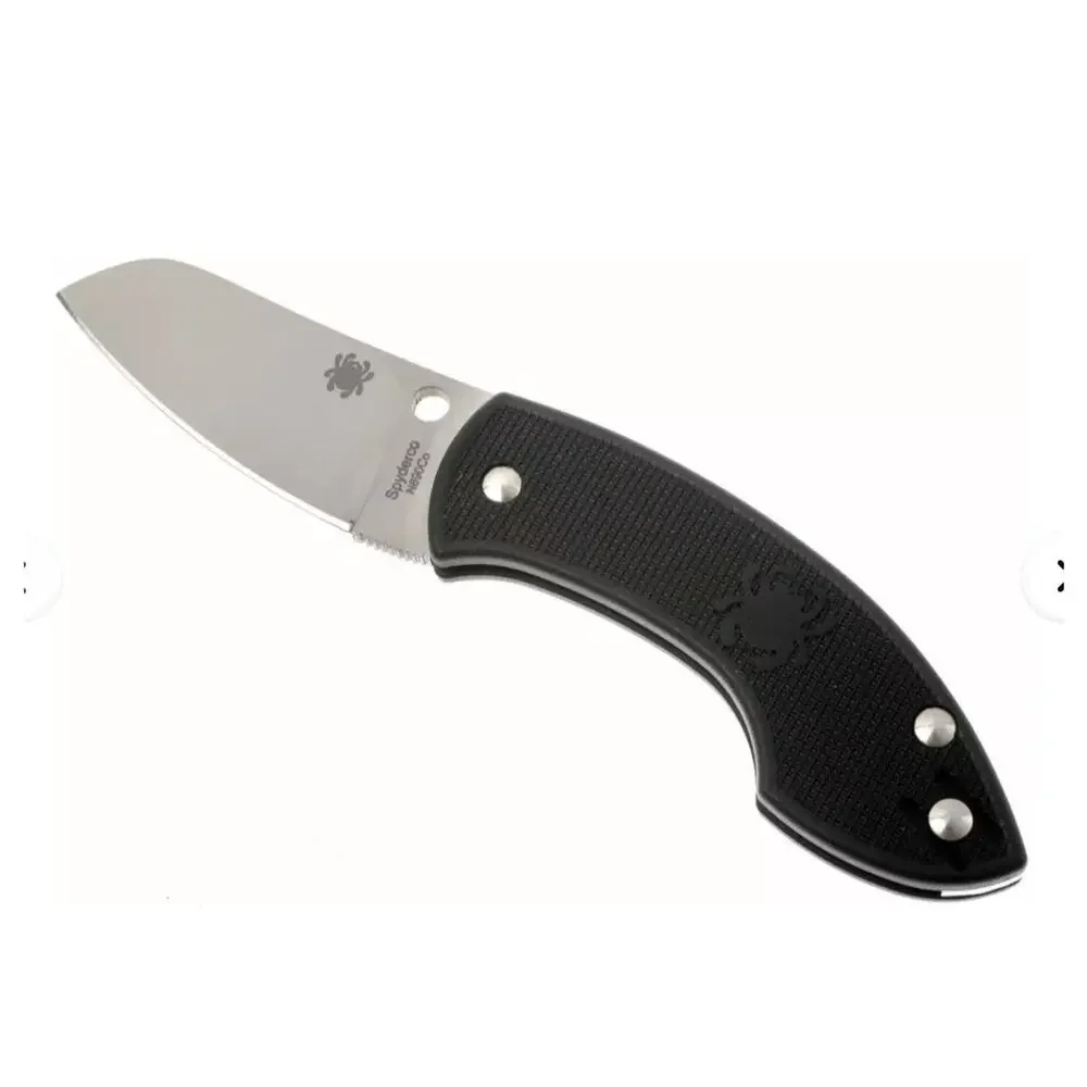 Spyderco C163PBK Pingo Folding Knife N690Co Voxnaes Anso Italy